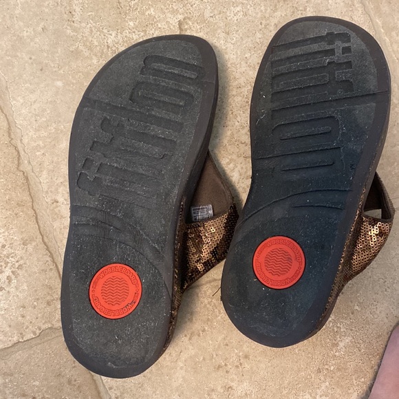 Fitflop womens Lulu Superglitz Textile sandal - Picture 6 of 7